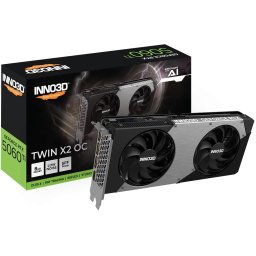 INNO3D N506T2-08D7X-193075N TWIN X2 OC GeForce RTX 5060 Ti 8GB GDDR7 DLSS4
