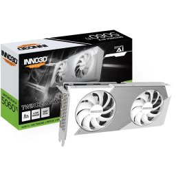 INNO3D N506T2-08D7X-193075W TWIN X2 OC White GeForce RTX 5060 Ti 8GB GDDR7 DLSS4