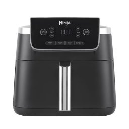 Friteuza cu aer cald Ninja AF140EU PRO, 1750W, 4.7 L, 40-240°C, 4 programe, Timer, AirCrisp, Acoperire antiaderenta, Negru