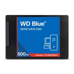 SSD WD Blue SA510 500 GB, 2.5", SATA III 6 Gb/s – Citire 560 MB/s / Scriere 510 MB/s