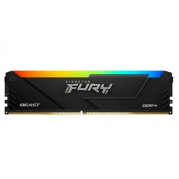 Memorie RAM Kingston Fury Beast RGB Intel XMP 2.0 KF432C16BB12A/16, 16GB, DDR4-3200, CL16