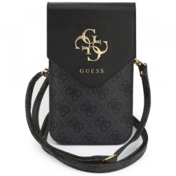 Geanta Universala pentru Telefon, Guess, 4G Grained Classic Logo, Neagra