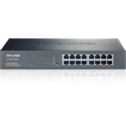 Switch TP-Link TL-SG1016DE cu 16 porturi Gigabit, Smart Easy, rack 1U