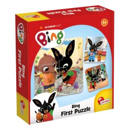Puzzle educativ pentru copii 1+ Bing, 6 puzzle-uri cu piese mari