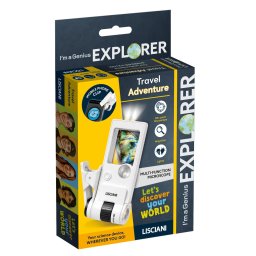 Microscop multifunctional portabil pentru copii 80x cu clema smartphone