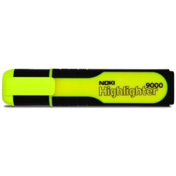 Textmarker Noki Wide 9000, varf retezat, 1-5 mm, galben