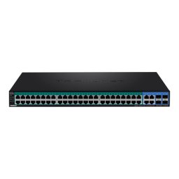 Switch Comutator TPE-5240WS, 48 Porturi, PoE+, Negru