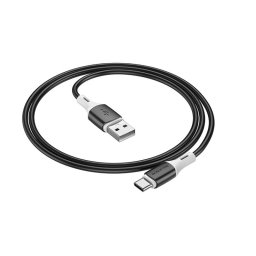 CABLU alimentare si date Borofone "BX79", Fast Charging Data Cable pt. smartphone, USB la USB Type-C 3A , 1m, negru "6974443384789" (timbru verde 0.08 lei)