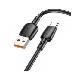 CABLU alimentare si date Borofone "BX93", Fast Charging Data Cable pt. smartphone, USB la USB Type-C 100W, 1m, negru "6941991103179" (timbru verde 0.18 lei)