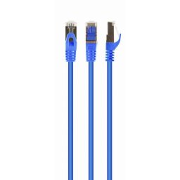 PATCH CORD S/FTP GEMBIRD Cat6a, LSZH, cupru, 3 m, albastru, AWG27, dublu ecranat "PP6A-LSZHCU-B-3M" (timbru verde 0.08 lei)