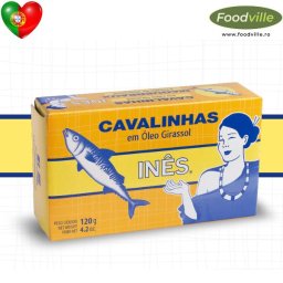 INES Conserva macrou mic de Atlantic in ulei vegetal 120g
