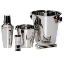 Set 5 piese pentru cocktail, frapiera si shaker din inox Grunberg GR2431
