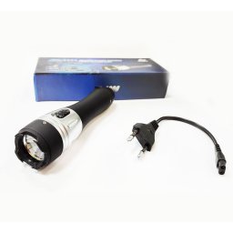 Lanterna cu electrosoc pentru autoaparare cu maner cauciucat,HY-8800