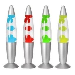 Lampa decorativa cu ceara colorata miscatoare, Lava Lamp