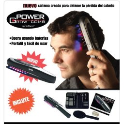 Perie cu tratament pentru cresterea parului Power Grow Comb