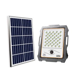 Camera de supraveghere WiFi cu incarcare solara si proiector LED 100W