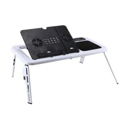 Masuta multifunctionala pentru laptop cu 2 ventilatoare E-Table
