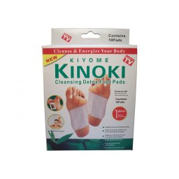 Plasturi detoxifianti pentru talpi, 10 bucati Kiyome Kinoky