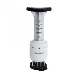 Dispozitiv pentru fragezirea carnii cu injector pentru sos