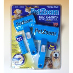 Perie dubla profesionala pentru animale cu trimmer inclus,Pet Zoom