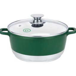 Cratita tip tuci din aluminiu 28 cm, placata cu ceramica
