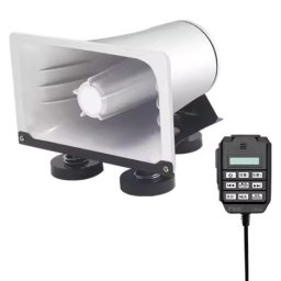 Portavoce auto 12V cu amplificator profesional 40 W, inclus Bluetooth, USB, Sirena