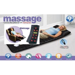 Saltea de masaj cu vibratii si incalzire 2-in-1,Massage 9