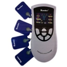 Aparat de electrostimulare musculara cu 4 electrozi, Blueidea Deluxe BLD-008