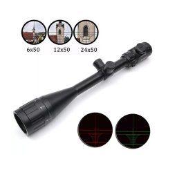 Luneta Bushnell 6-24x50AOE ACM cu reticul iluminat de culoare rosu si verde