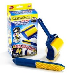 Rola rotativa adeziva de curatat scamele Sticky Buddy