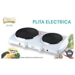 Plita electrica dubla cu 2 arzatoare 2500 W,Victronic VC520