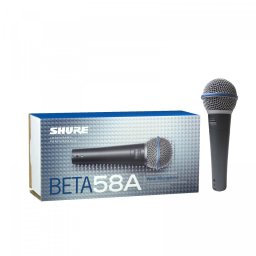 Microfon vocal Shure Beta 58A cu fir, dinamic supercardioid