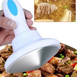 Dispozitiv pentru inlaturarea grasimii din mancare, Fat Magnet