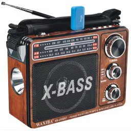 Radio portabil cu Bluetooth, MP3 Player si lanterna, Waxiba XB-2066BT