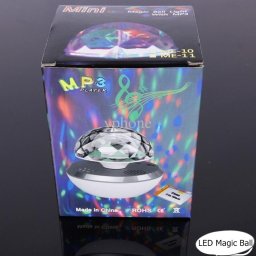 LED Magic Ball minge mini cu MP3 si LED