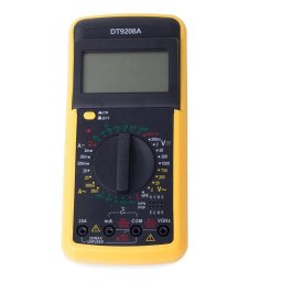 Aparat de masura multimetru digital DT9208A,cu carcasa antisoc