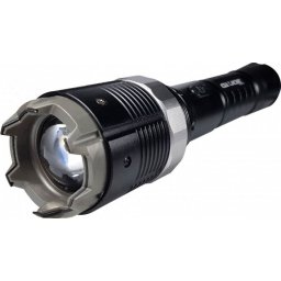 Electrosoc metalic cu lanterna pentru autoaparare si reglaj focusat 10000 KV HY-8810