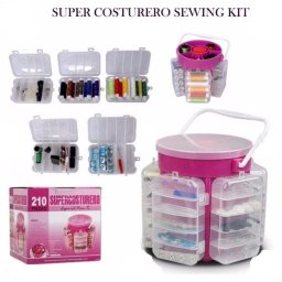 Set cu 210 accesorii pentru cusut,Super Costurero