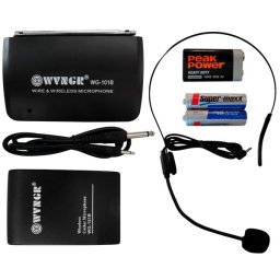 Set microfon wireless lavaliera tip casca WVNGR WG-101B
