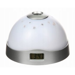 Ceas multicolor cu alarma si proiectie, ora, stele pe tavan
