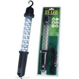 Lampa de lucru portabila cu magnet, incarcator 12V si 22 LED-uri