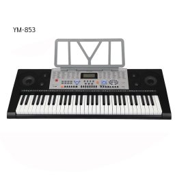 Orga electronica pentru exersat YM-853 cu 61 clape si 5 octave, citire MP3 Player USB