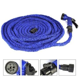 Furtun extensibil pentru gradina 30 metri cu pistol de stropit