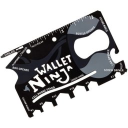 Card multifunctional cu functii multiple Wallet Ninja 18 in 1