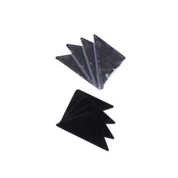 Set 4 triunghiuri antiderapante benzi antialunecare pentru covor, Ruggies