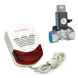 Kit detector de gaz metan si GPL cu electrovalva 3 4 Detect GAZ