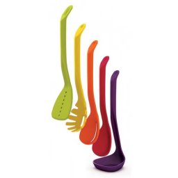 Set 5 ustensile pentru bucatarie cu maner magnetic