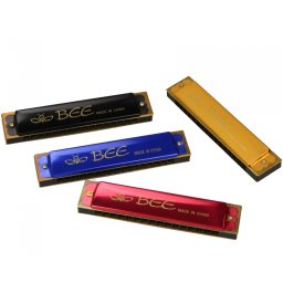 Muzicuta metalica cu 24 tonuri si 10 gauri,Diatonica BEE