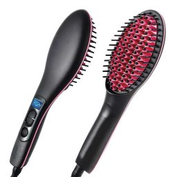 Perie ceramica de indreptat parul,Simply Straight LCD cu tepi ionici 3D