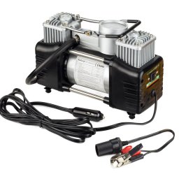 Compresor profesional auto 12V cu 2 cilindri si presiune 10 Bari